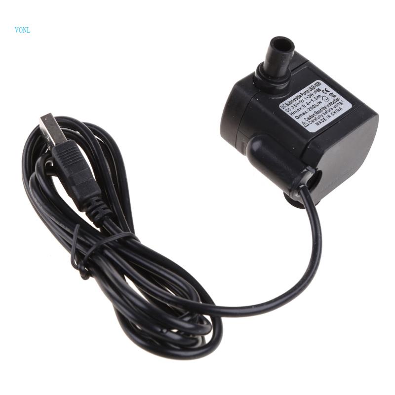 Máy Bơm Nước Vonl DC3 5V-9V 3W Cổng USB