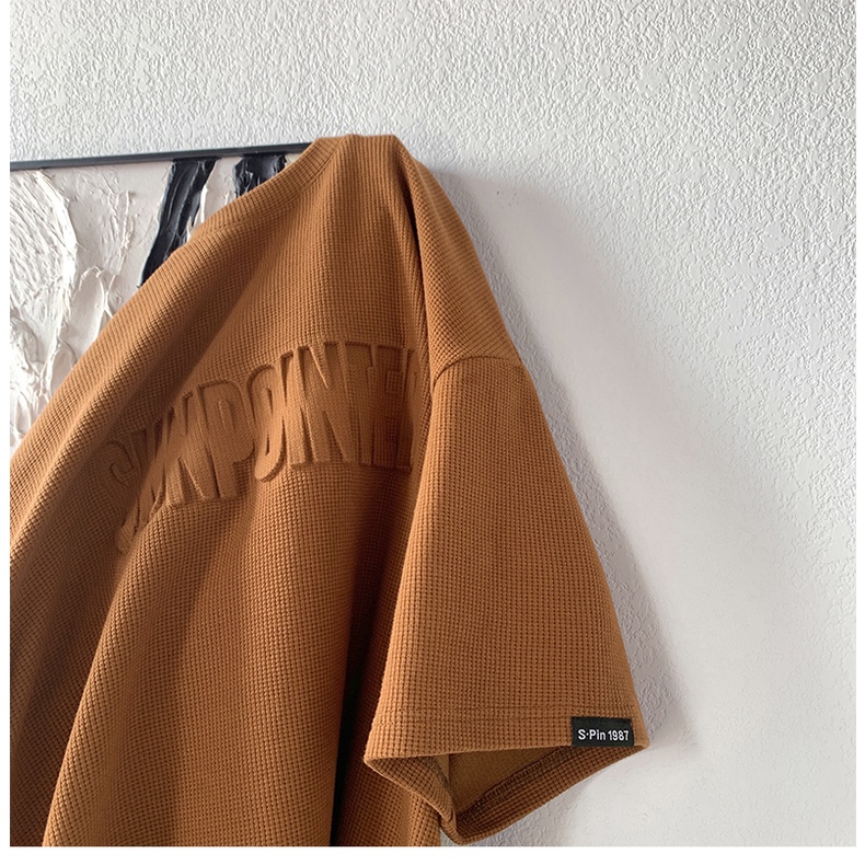 Áo Thun Ngắn Tay Dáng Rộng Thời Trang Mùa Hè Phong Cách Mới Cho Nam