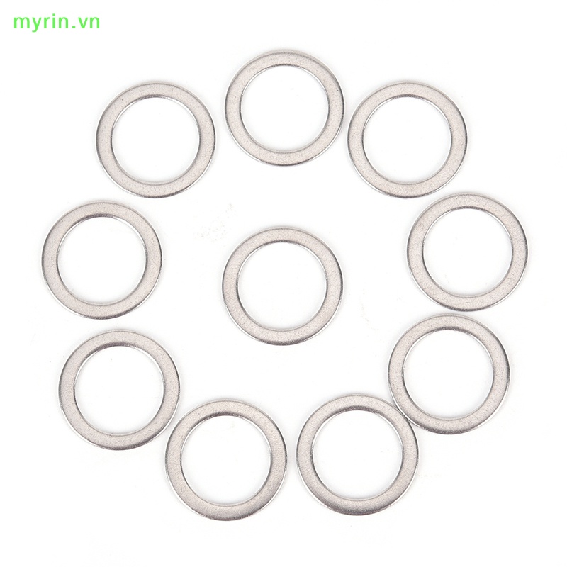 Set 10 Vòng Đệm Bằng Thép Không Gỉ Dùng Cho Bàn Đạp Xe Đạp