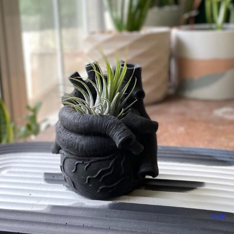 Khuôn Silicone Làm Chậu Hoa / Trang Sức Không Độc Hại DIY