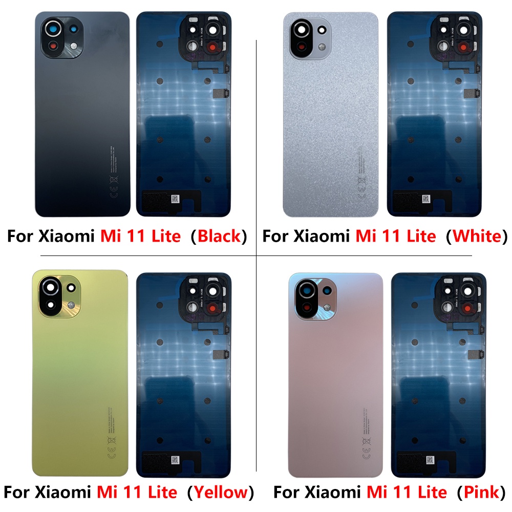 Mặt Lưng Điện Thoại Bằng Kính Dành Cho Xiaomi Mi 11 Lite 5G M2101K9AG M2101K9G