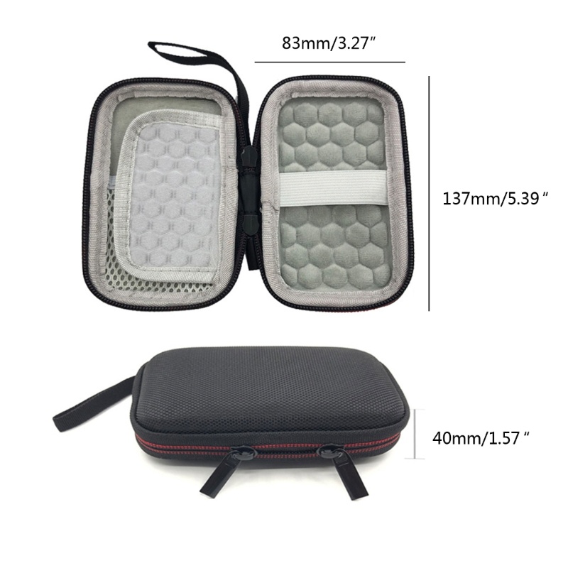 Túi Đựng Ổ Cứng SSD Chống Sốc Màu Trơn Tiện Dụng Cho E81