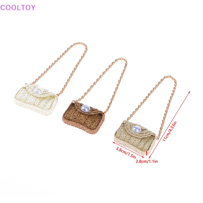 Cooltoy Túi Cói Đeo Chéo Vai Cho Búp Bê Tỉ Lệ 1 / 12