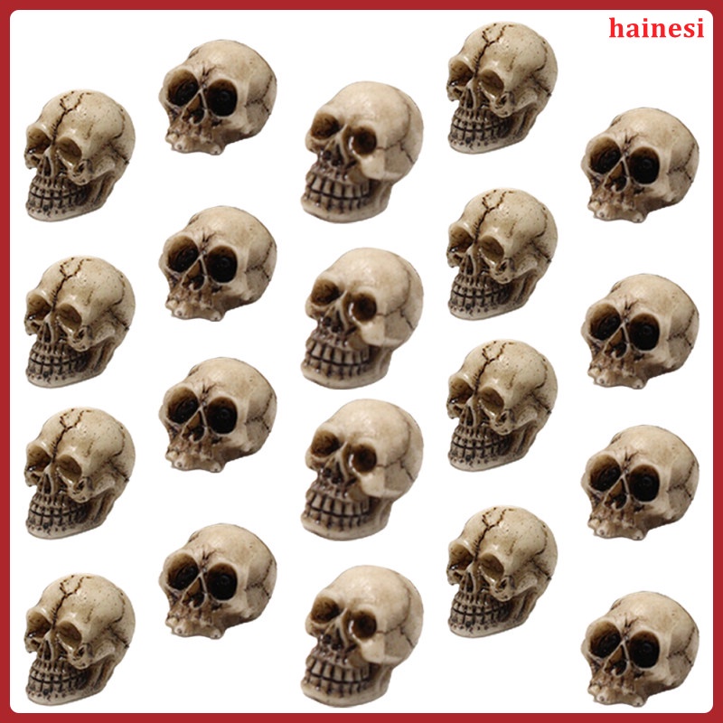Set 20 Mô Hình Đầu Lâu Trang Trí Halloween
