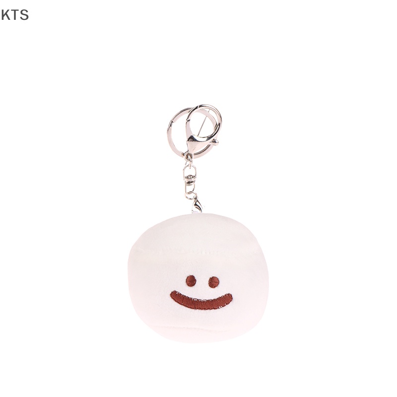 Móc Khóa Banh Xù Hình Mặt Cười Dễ Thương