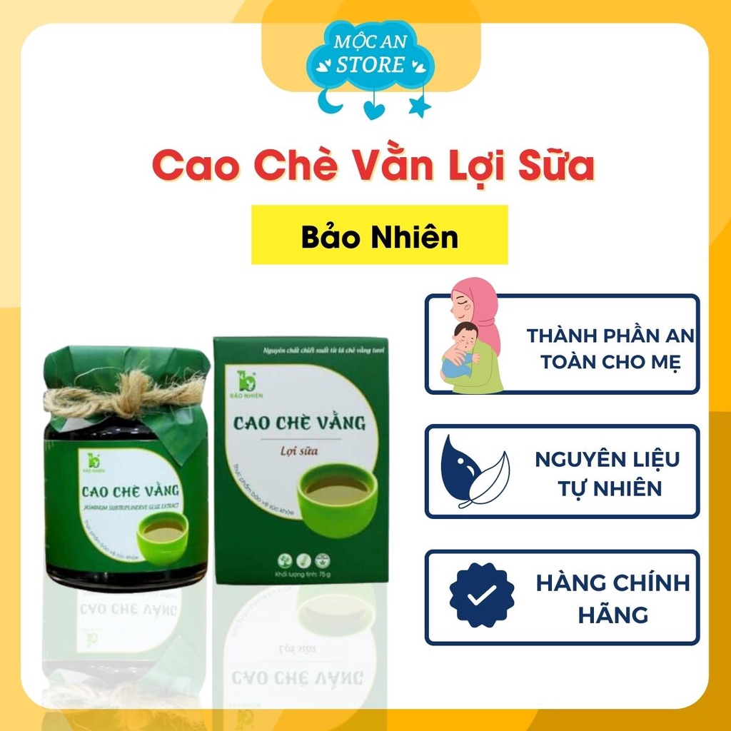 Cao Chè Vằng Bảo Nhiên Hữu Cơ 100% - Lợi Sữa, Giảm Cân Dành Cho Mẹ Sau Sinh