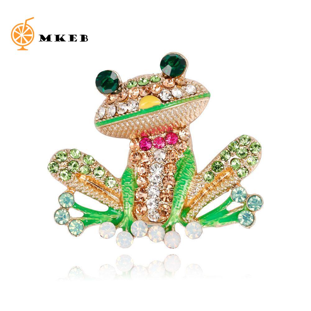MKEB cài áo MKEB hình ếch dễ thương