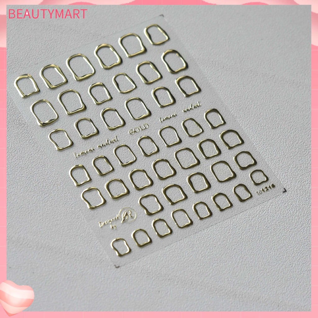 Miếng Dán Trang Trí Móng Tay Sáng Bóng Chống Thấm Nước Dành Cho Nữ