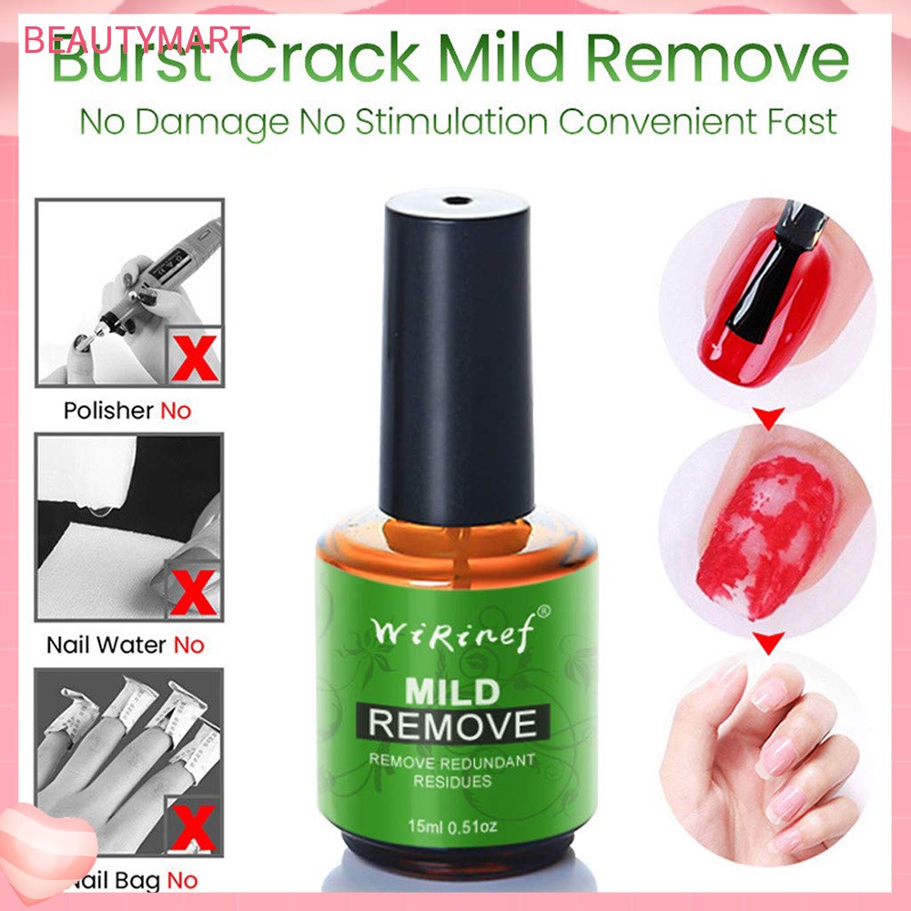 Dung Dịch Loại Bỏ Sơn Móng Tay 15ml Có Đèn LED UV