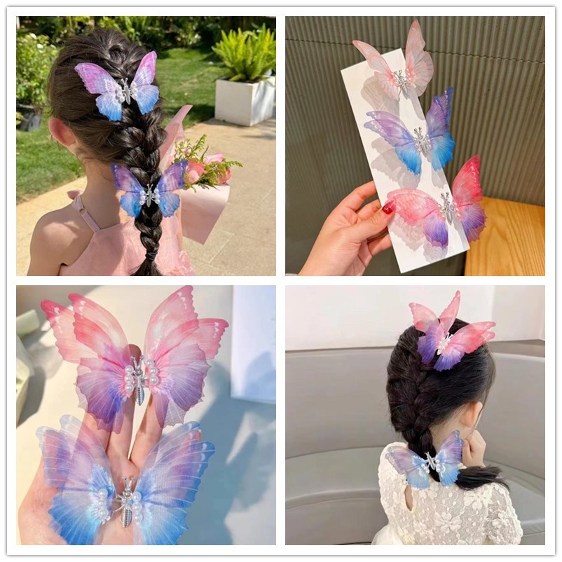 Kẹp tóc hình con bướm mới dễ thương cô gái thời trang Hàn Quốc