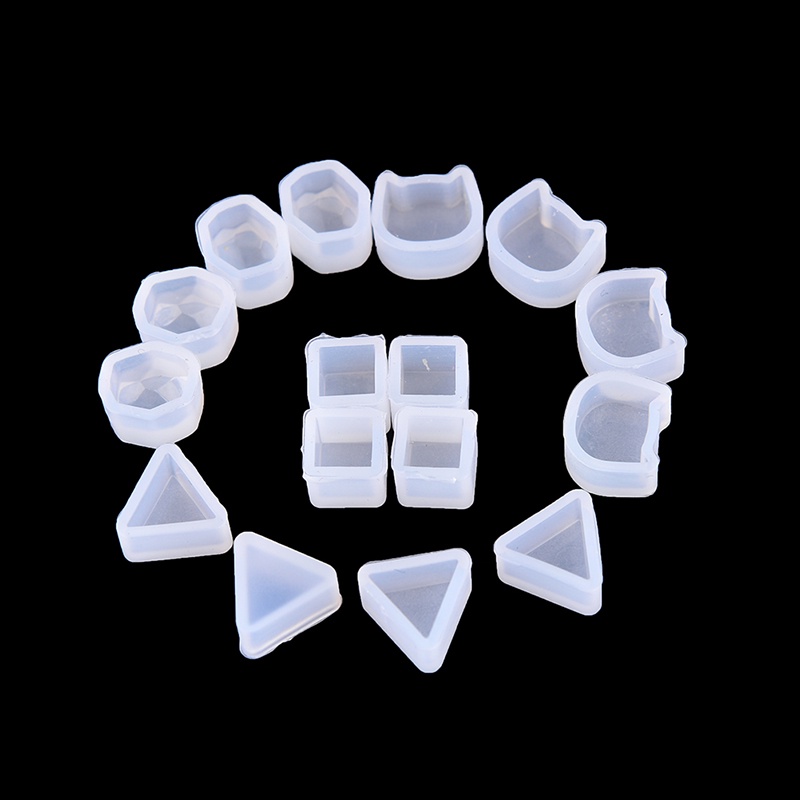 Set 2 Khuôn Silicon Trong Suốt Làm Trang Sức DIY