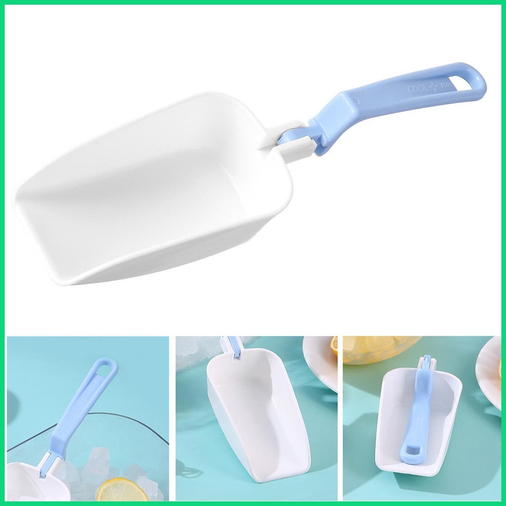 Muỗng Múc Đá Có Thể Gập Lại Tiết Kiệm Không Gian Tay Cầm Dài An Toàn Cho Quán Bar / Nhà Hàng / Khách Sạn