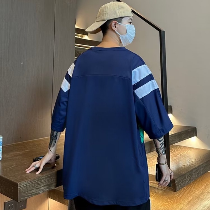 Áo Thun Tay Ngắn Phong Cách Đường Phố Âu Mỹ Thời Trang Mùa Hè Cho Nam