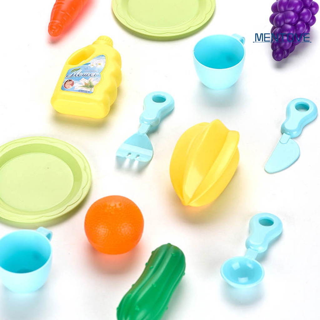 1 Bộ Đồ Chơi Bồn Rửa Chén Bằng Nhựa Tự Động Xoay 180 Độ Cho Bé