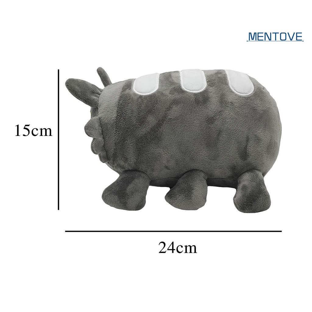 Đồ chơi nhồi bông Hình Mèo / Sâu Bướm Hoạt Hình Bằng Cotton PP Dễ Thương Trang Trí Ghế Sofa