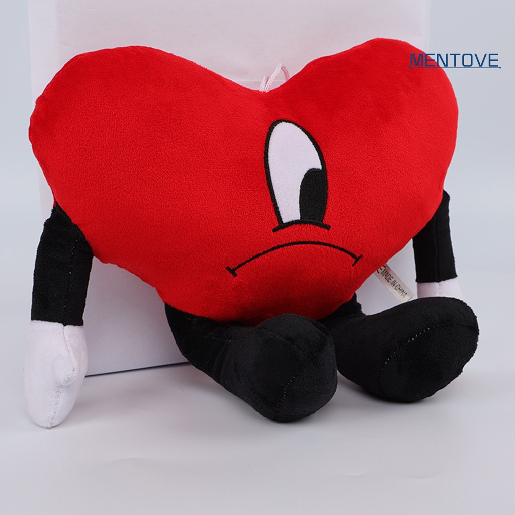 Thỏ Nhồi Bông 25cm Trái Tim Màu Đỏ Mềm Mại Đáng Yêu