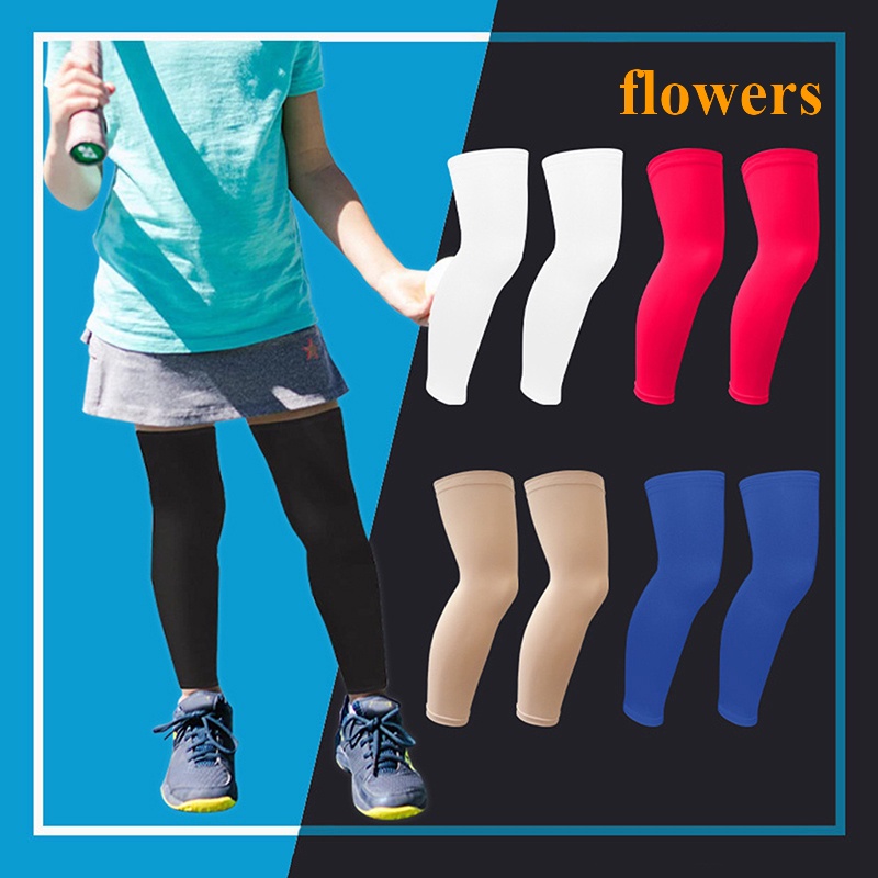 1 Đôi Vớ Thể Thao Chống Nắng Tia UV Bằng Lụa Lạnh Co Giãn Dành Cho Trẻ Em Sự Bảo ​Ống Tay Áo / Chân Tiện Lợi Dành Cho Nữ