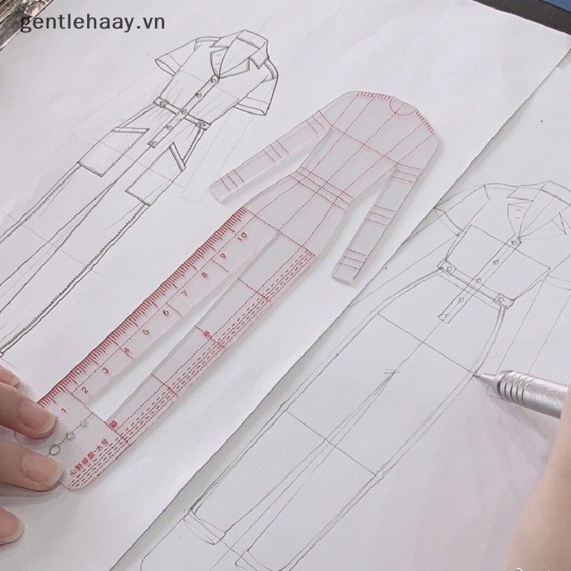 Thước Kẻ Vẽ Phác Thảo Thời Trang Cho Nữ GG