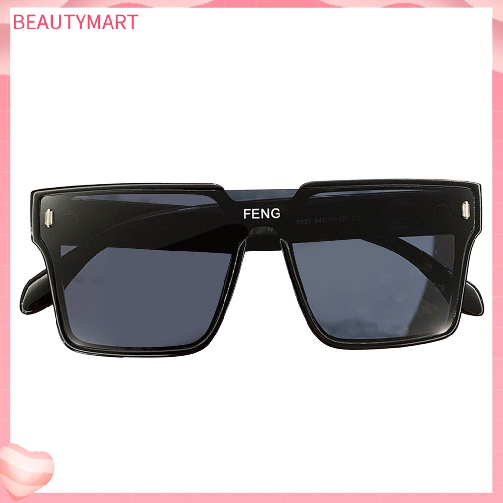 Kính Mát Gọng Vuông Lớn Siêu Nhẹ Chống Tia UV Chống Nắng Màu Sắc Tương Phản Phong Cách Cổ Điển Thời Trang Cho Nam Và Nữ