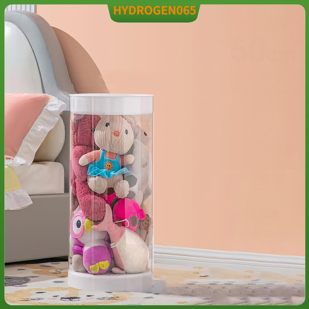 Hydrogen065 Thùng lưu trữ đồ chơi nhồi bông PET trong suốt Chống bụi Hoạt động dễ dàng Công cụ ổn định