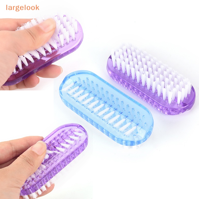 Bàn Chải Chà Rửa Móng Tay Hai Mặt Bằng Nhựa Tiện Dụng