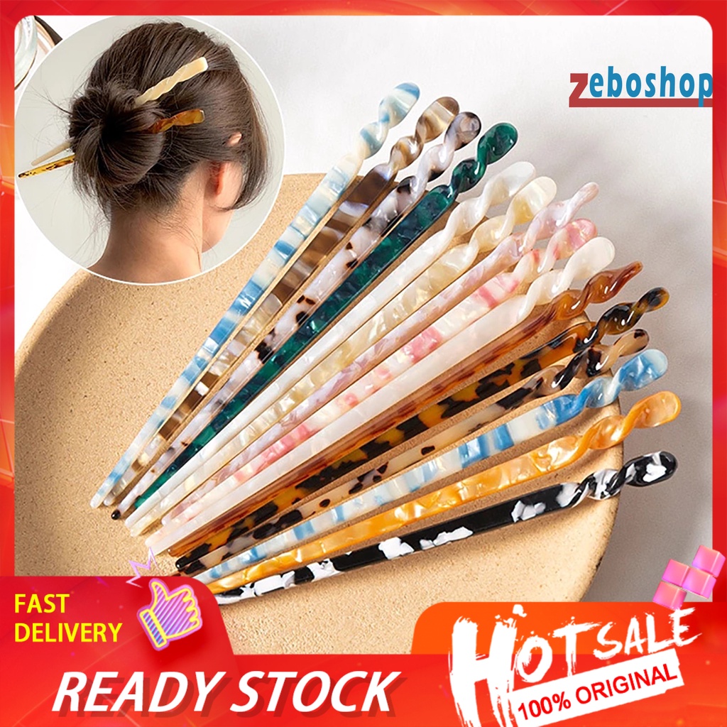 Trâm Cài Tóc Hình Xoắn Ốc Phong Cách Trung Hoa Cổ Điển Tinh Tế