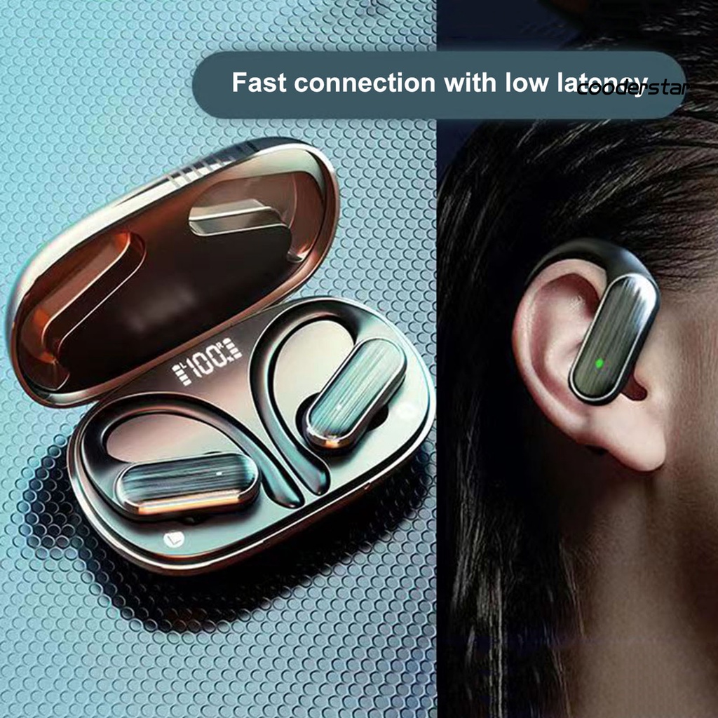 1 Cặp Tai Nghe Nhét Tai Không Dây Kết Nối Bluetooth Âm Thanh Nổi HiFi Giảm Tiếng Ồn Kèm Hộp Sạc