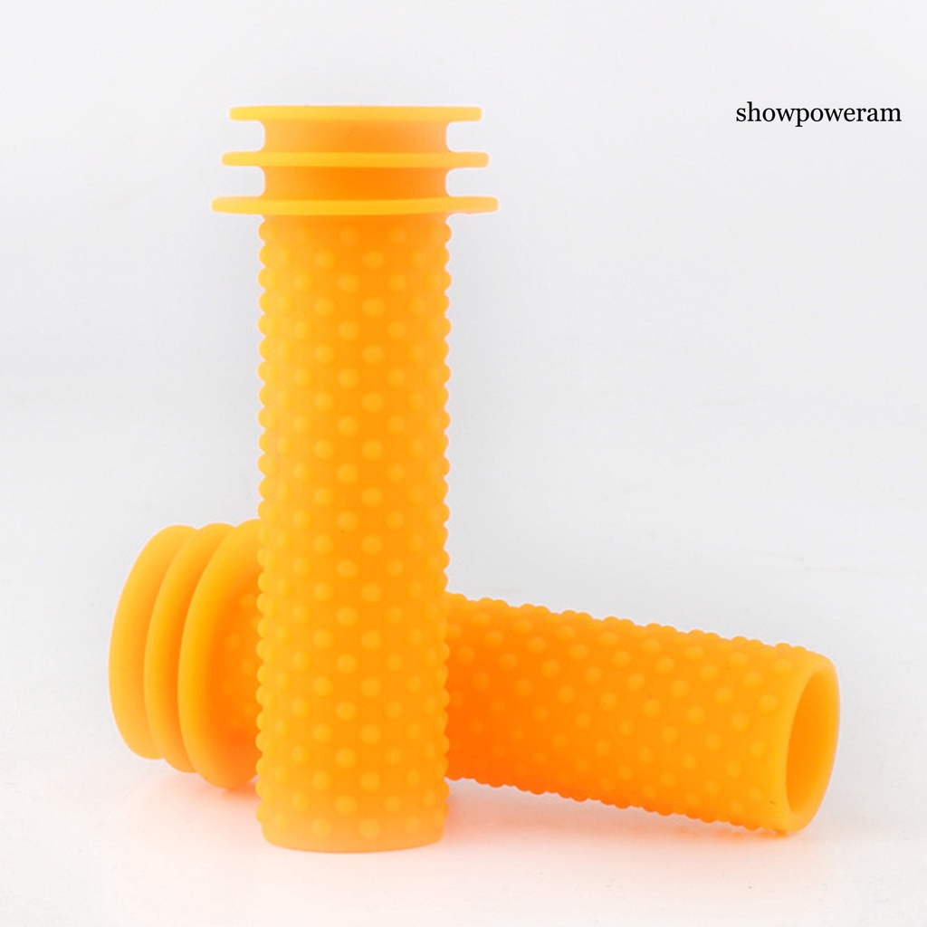 1 Cặp Vỏ Bọc Tay Lái Xe Đạp Bằng Silicon Mềm Chống Trượt