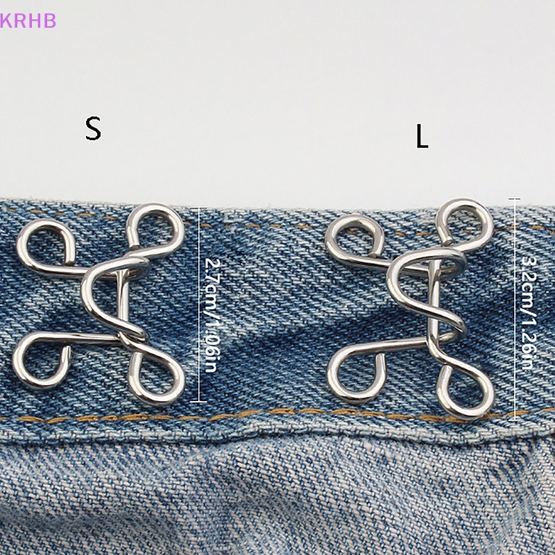 Kẹp Kim Loại 27 / 32MM Điều Chỉnh Được Cho Quần Jean Mới