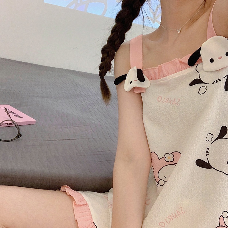 Ốp Điện Thoại Cotton Họa Tiết Hoạt Hình Dễ Thương Thời Trang Mùa Hè Cho Nữ