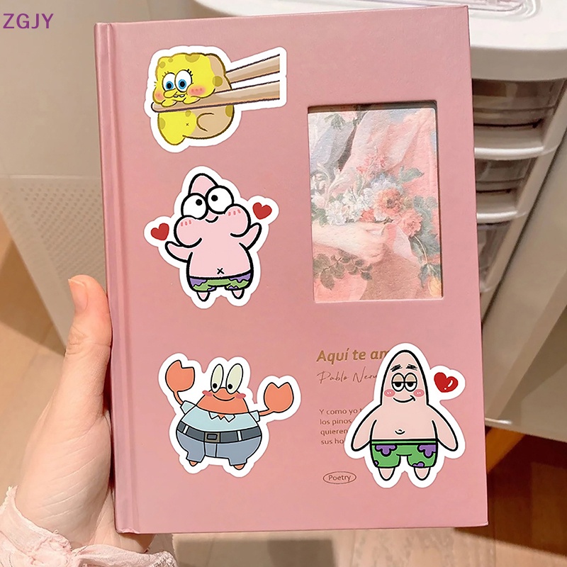 Bộ 63 Miếng Dán ZGJY Hoạt Hình Doodle Chống Thấm Nước Trang Trí Sổ Tay / Ván Trượt Cho Bé Mới