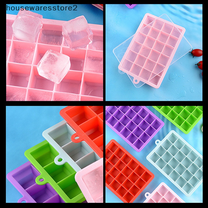 Khuôn Silicone Làm Đá Viên 15 / 24 Ngăn Tiện Lợi