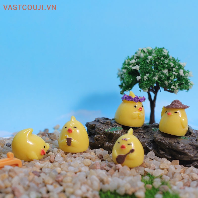 Mô Hình Gà Bằng Nhựa Resin Trang Trí Tiểu Cảnh