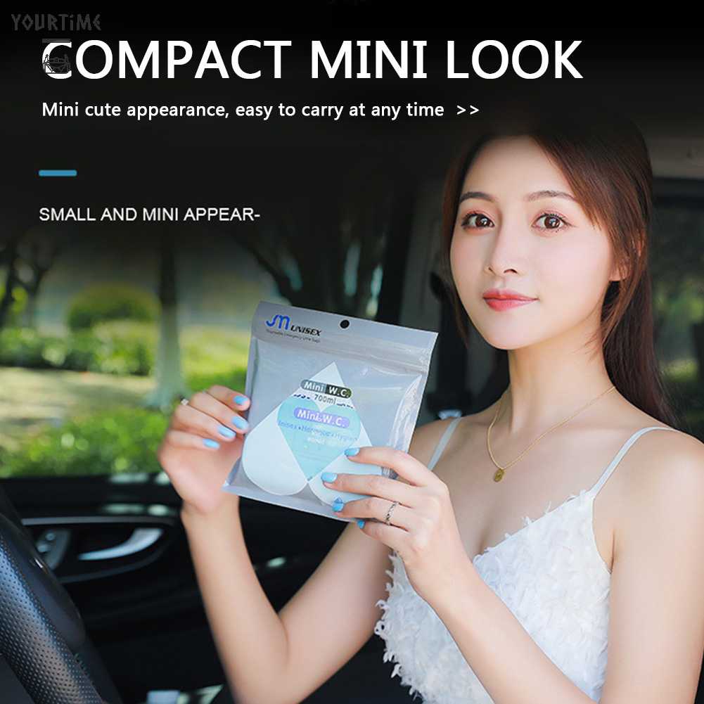 Set 4 Túi Đi Tiểu Khẩn Cấp Sử Dụng Một Lần Tiện Lợi