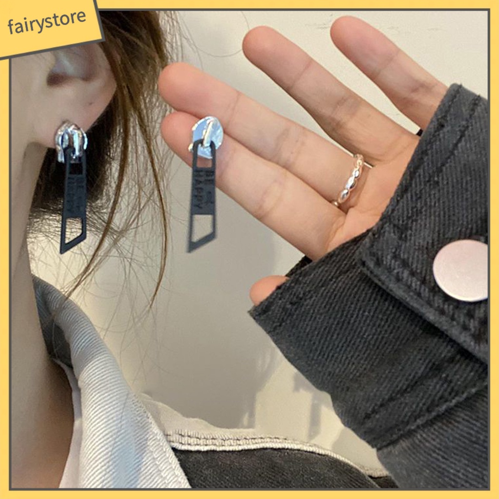 [FRO] 1 Đôi Bông Tai Lủng Lẳng Hình Đôi Mắt Bắt Sáng Vui Nhộn Không Gây Dị Ứng Trang Sức Công Sở