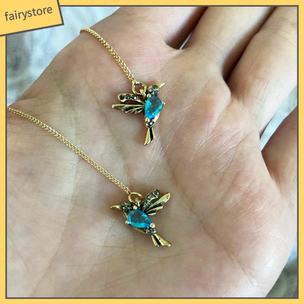 Bông Tai Dáng Dài Hình Chú Chim Thời Trang Dành Cho Nữ