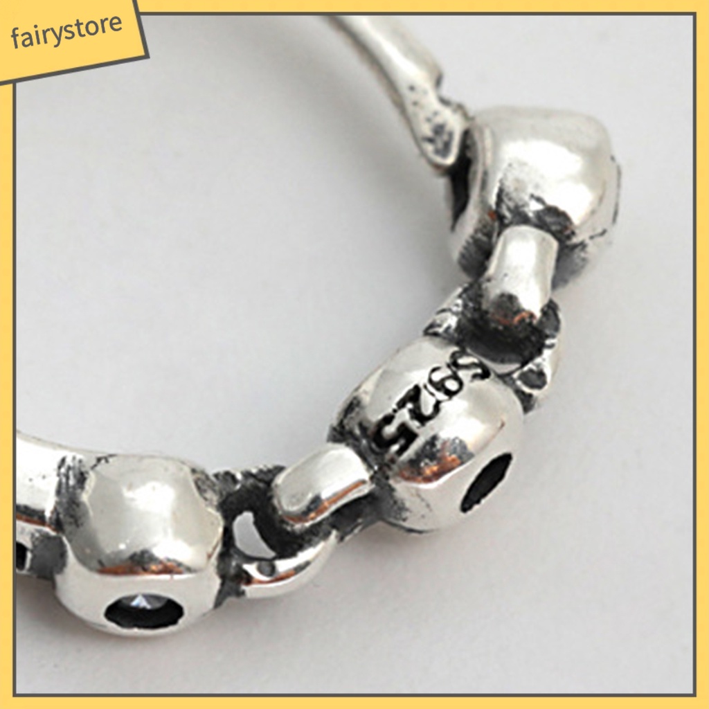 1 Khuyên Tai Tròn Đính Đá Nhiều Màu Sắc Phong Cách Vintage