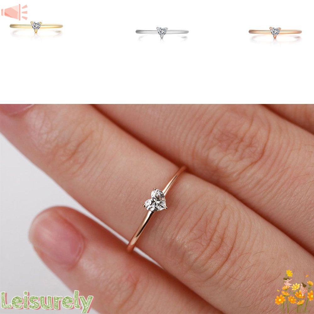 Nhẫn Hình Trái Tim Thời Trang Dành Cho Nữ