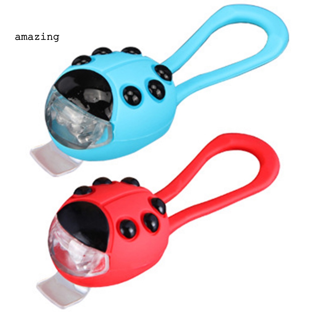 Đèn Pha Led Cảnh Báo An Toàn Hình Bọ Rùa Cho Xe Đạp Scooter