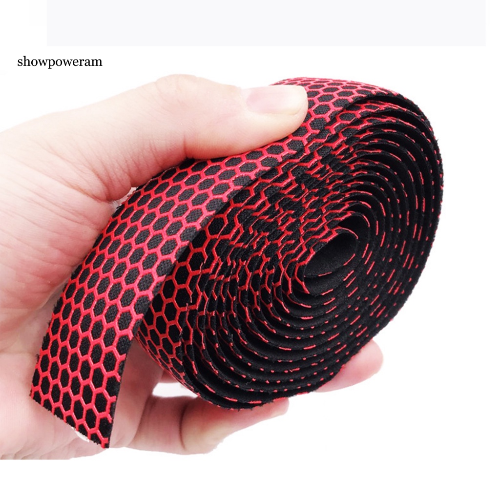 Bộ 2 Băng Quấn Tay Lái Xe Đạp Thiết Kế Kiểu Tổ Ong Thoáng Khí Mềm Mại Kèm Chốt Cắm