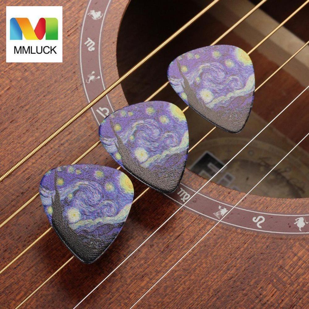 Miếng Gảy Đàn Guitar Điện / Guitar Điện Mỏng Màu Đen