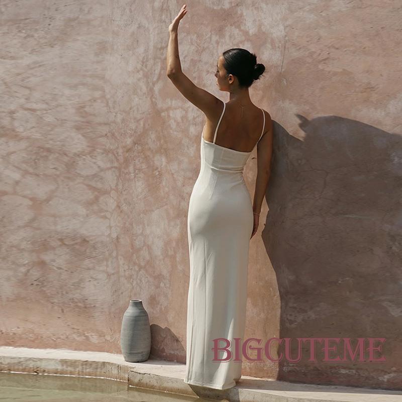 [] - Đầm Hai Dây Dáng Dài Ôm Sát Thời Trang Mùa Hè Cho Nữ