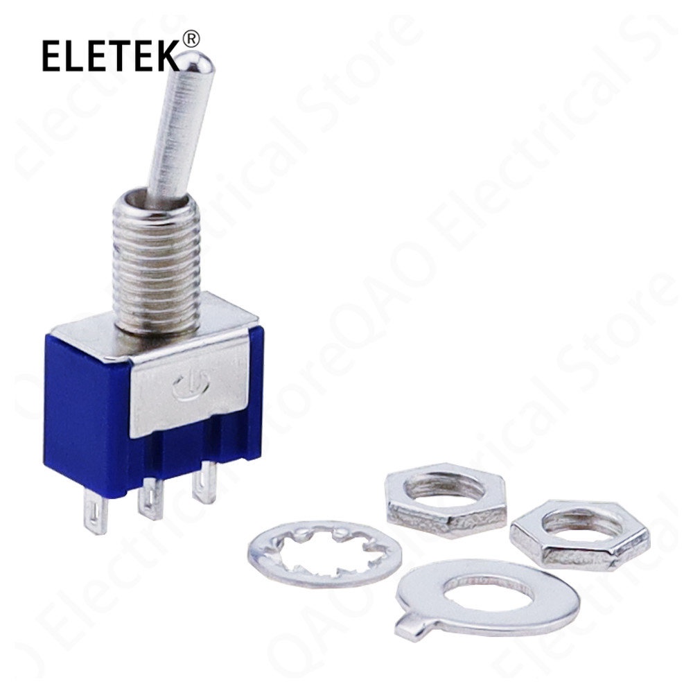 Set 10 Công Tắc Gạt 6A 125VAC MTS-102 103 202 203 SPDT 6mm Mini Chống Thấm Nước