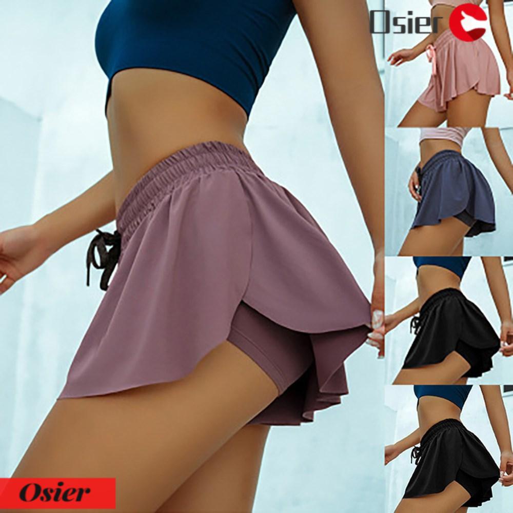 Quần Short Thể Thao 2 Trong 1 Nhanh Khô Thời Trang Cho Nữ 1