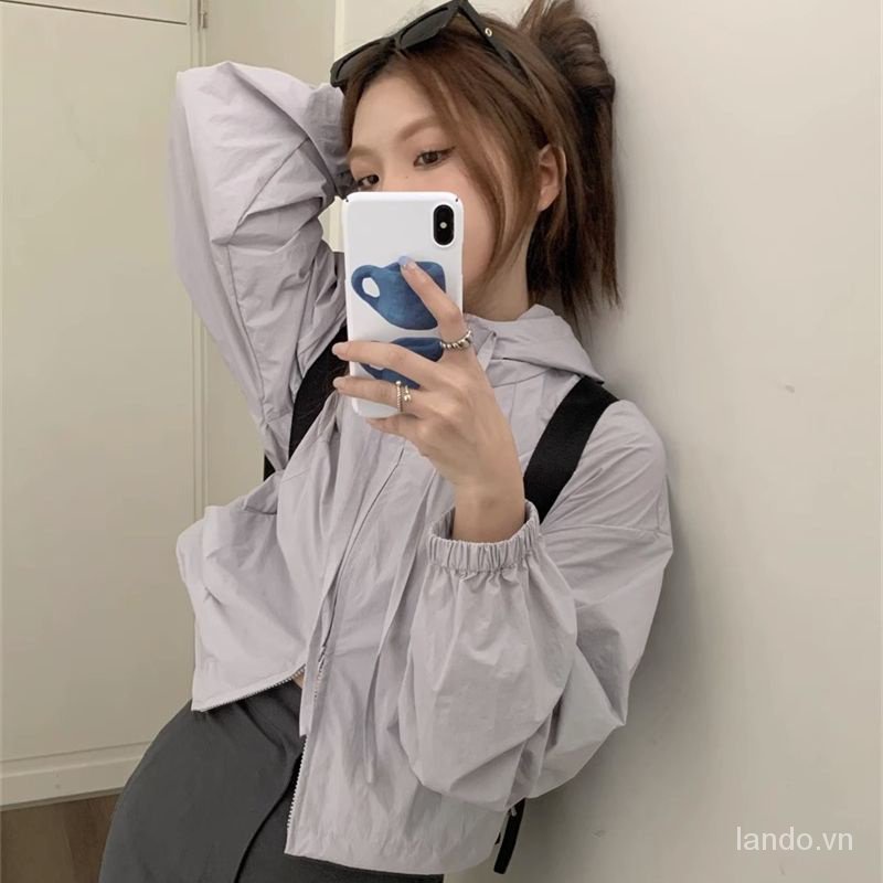 Áo Khoác Chống Nắng Thoáng Khí Dáng Rộng Phong Cách Mới Mùa Hè Khô Nhanh Cho Nữ