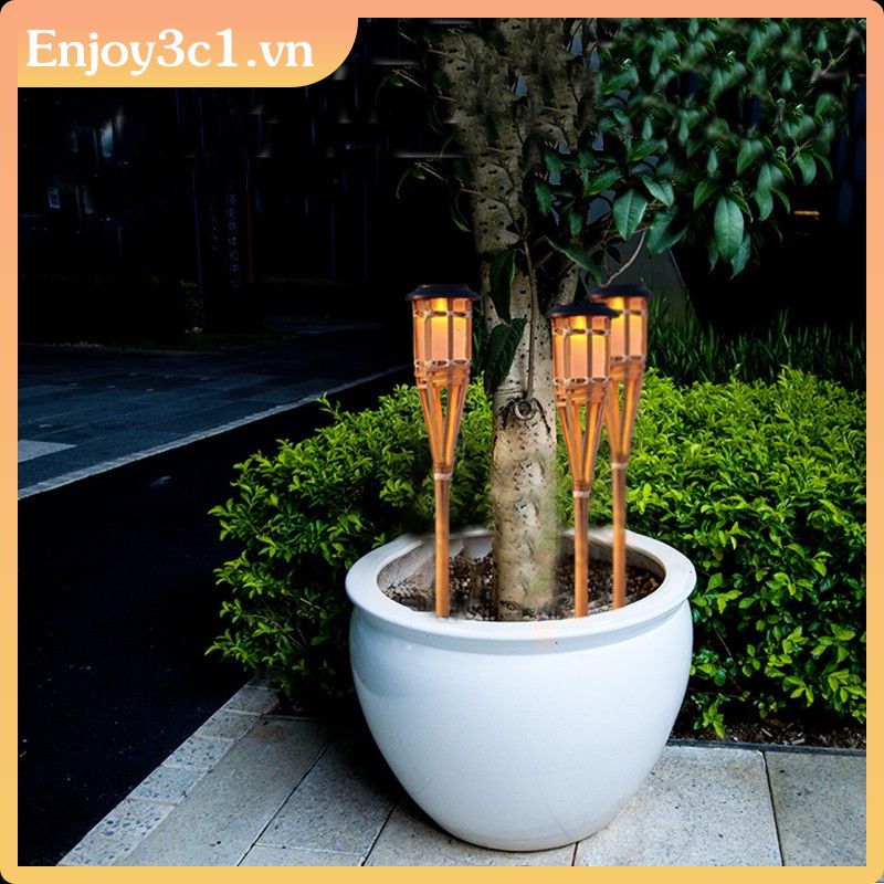 Led tre năng lượng mặt trời vườn ánh sáng ngọn lửa cỏ đèn năng lượng mặt trời ngọn lửa ánh sáng ngoài trời không thấm nước tự động on/off torch ánh sáng cho hàng rào nhà pathway life08