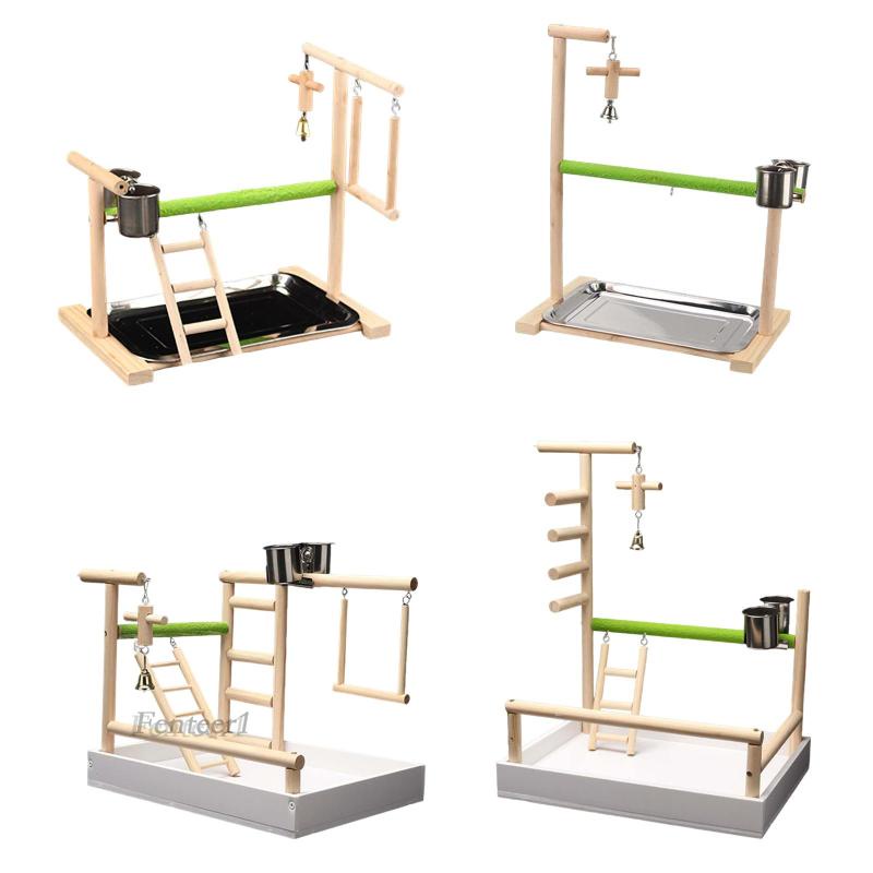 1 Thanh Gỗ Đồ Chơi Nhiều Màu Sắc Cho Chim Vẹt Đứng