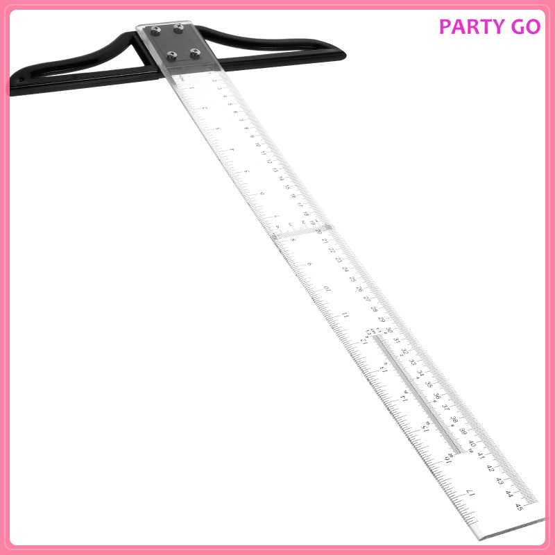 Thước Nhựa Acrylic Hình Vuông Có Thể Tháo Rời Tiện Dụng