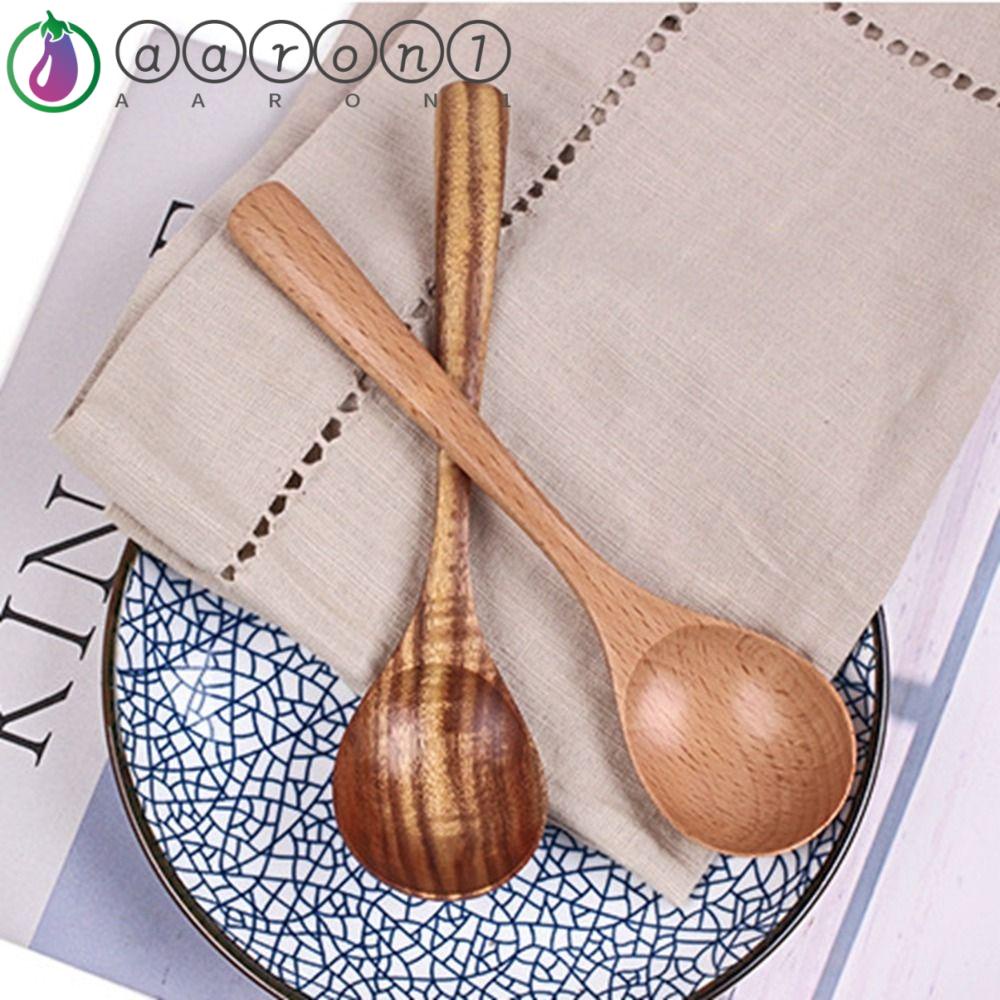 1 Muỗng Gỗ Phong Cách Retro Tiện Lợi Cho Nhà Bếp