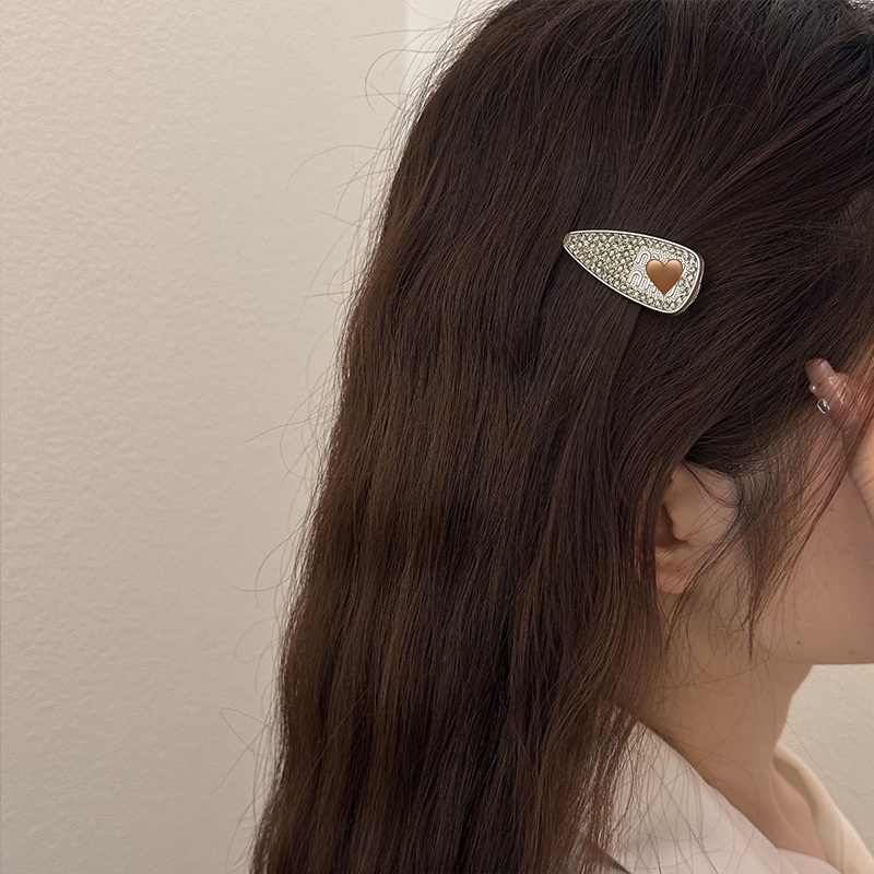 Kẹp Tóc Mỏ Vịt Nhỏ Đính Đá Kim Cương Toàn Diện Phong Cách Hàn Quốc Tinh Tế Cho Nữ